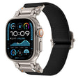 For Apple Watch 46mm / 49mm / 45mm / 44mm Explorer Polyester Nylon Watch Band(Titanium Black) - free shipping - PMC TechLife - Order now!