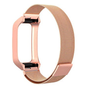For Xiaomi Mi Band 7 Pro Stainless Steel Frame Integrated Milanese Magnetic Metal Watch Band(Rose Gold)