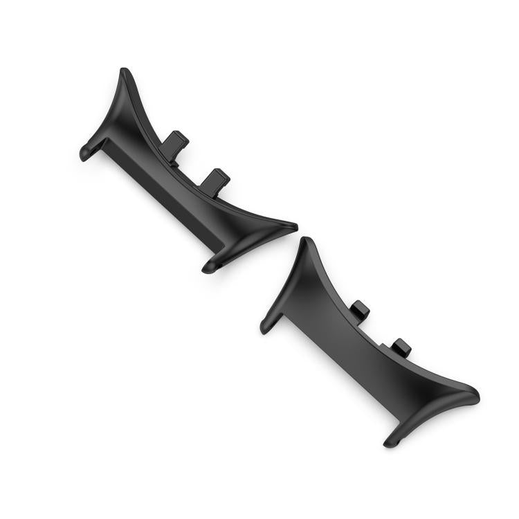 For vivo watch5 1 Pair 20mm 316 Stainless Steel Metal Watch Band Connector(Black) - free shipping - PMC TechLife - Order now!