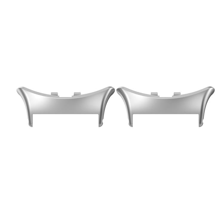For vivo watch5 1 Pair 20mm 316 Stainless Steel Metal Watch Band Connector(Silver) - free shipping - PMC Jewellery - Order now!