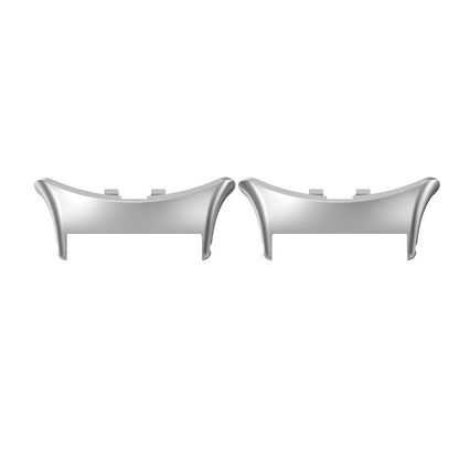 For vivo watch5 1 Pair 20mm 316 Stainless Steel Metal Watch Band Connector(Silver) - free shipping - PMC Jewellery - Order now!
