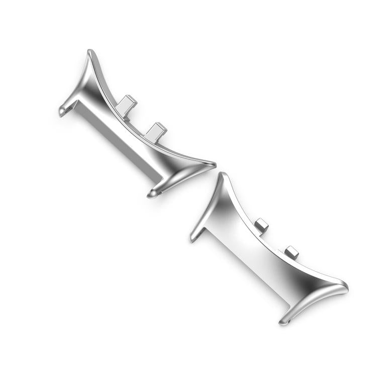 For vivo watch5 1 Pair 20mm 316 Stainless Steel Metal Watch Band Connector(Silver) - free shipping - PMC Jewellery - Order now!