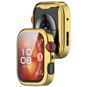 For Huawei Watch Fit 4 Electroplated TPU Full Coverage Watch Protective Case(Gold)