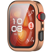 For Huawei Watch Fit 4 Electroplated TPU Full Coverage Watch Protective Case(Rose Gold)