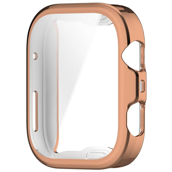 For Huawei Watch Fit 4 Electroplated TPU Full Coverage Watch Protective Case(Rose Gold)