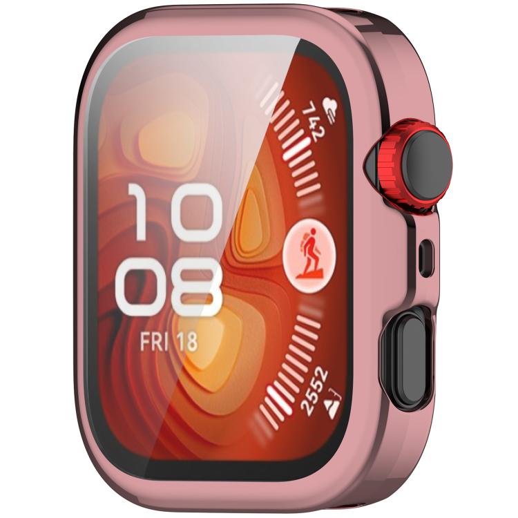 For Huawei Watch Fit 4 Pro Electroplated TPU Full Coverage Watch Protective Case(Pink) - free shipping - PMC Jewellery - Order now!