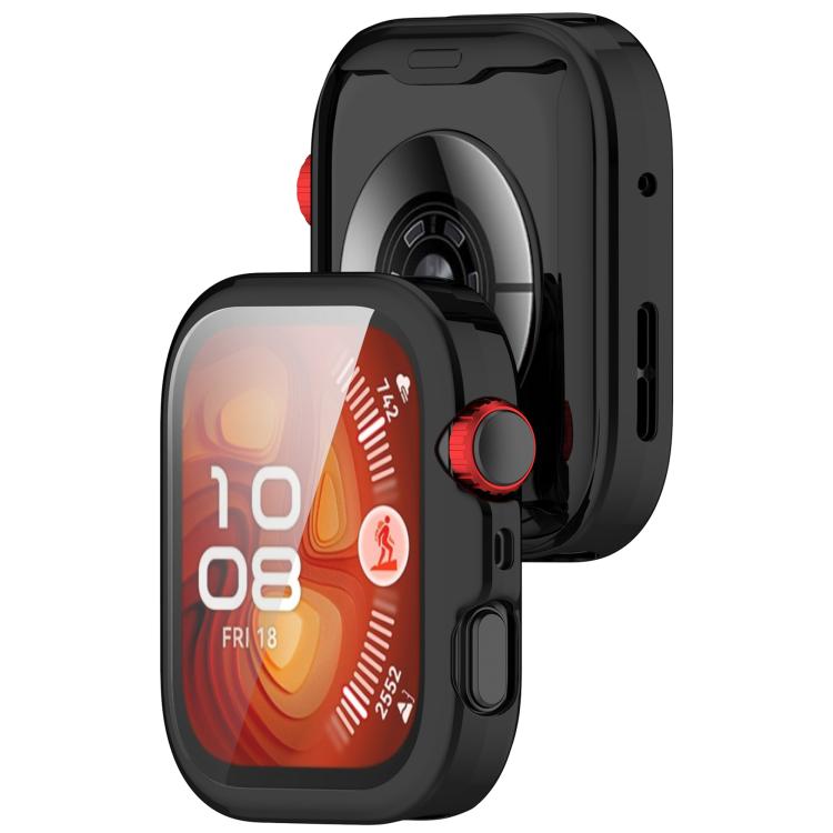 For Huawei Watch Fit 4 Pro Electroplated TPU Full Coverage Watch Protective Case(Black)