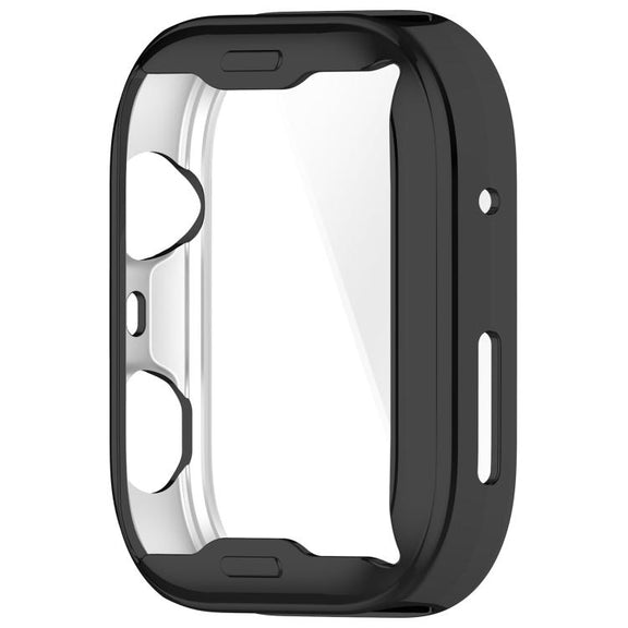For Huawei Watch Fit 4 Pro Electroplated TPU Full Coverage Watch Protective Case(Black)