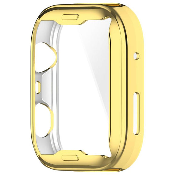 For Huawei Watch Fit 4 Pro Electroplated TPU Full Coverage Watch Protective Case(Gold)