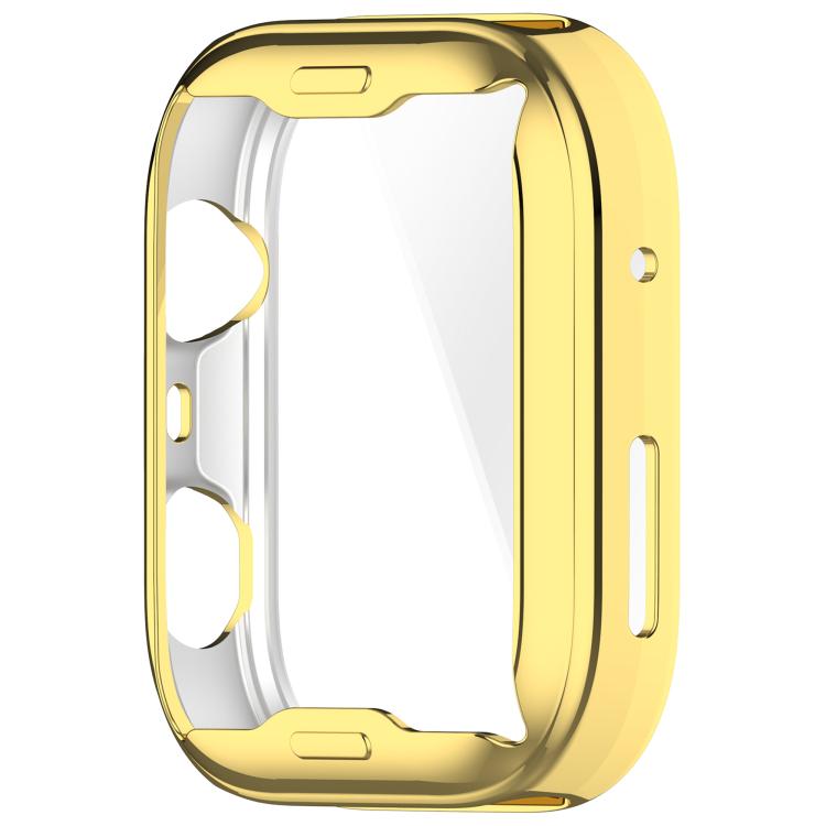 For Huawei Watch Fit 4 Pro Electroplated TPU Full Coverage Watch Protective Case(Gold)