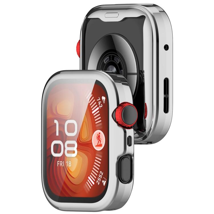 For Huawei Watch Fit 4 Pro Electroplated TPU Full Coverage Watch Protective Case(Silver) - free shipping - PMC Jewellery - Order now!