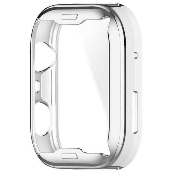 For Huawei Watch Fit 4 Pro Electroplated TPU Full Coverage Watch Protective Case(Silver)