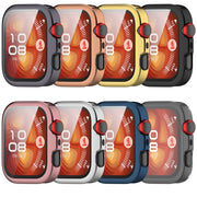 For Huawei Watch Fit 4 Pro Electroplated TPU Full Coverage Watch Protective Case(Midnight Blue)
