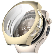 For Huawei Watch 5 42mm Electroplated TPU Full Coverage Watch Protective Case(Light Gold)
