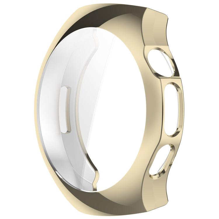 For Huawei Watch 5 42mm Electroplated TPU Full Coverage Watch Protective Case(Light Gold)