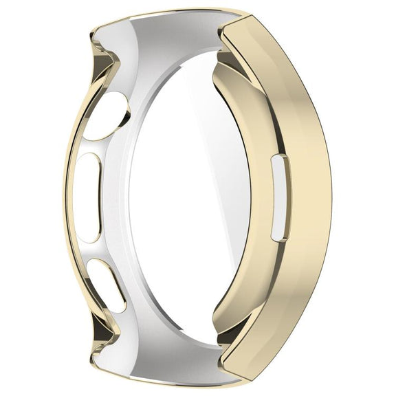 For Huawei Watch 5 42mm Electroplated TPU Full Coverage Watch Protective Case(Light Gold)