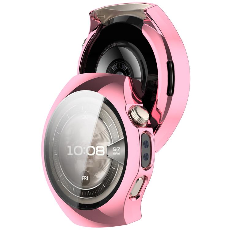For Huawei Watch 5 42mm Electroplated TPU Full Coverage Watch Protective Case(Pink) - free shipping - PMC Jewellery - Order now!