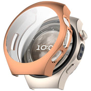 For Huawei Watch 5 42mm Electroplated TPU Full Coverage Watch Protective Case(Rose Gold)