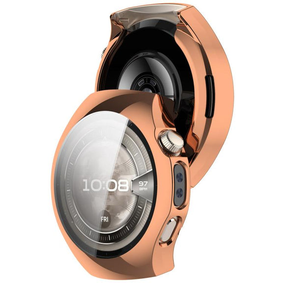 For Huawei Watch 5 42mm Electroplated TPU Full Coverage Watch Protective Case(Rose Gold)