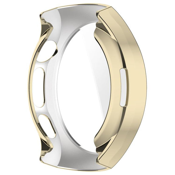 For Huawei Watch 5 46mm Electroplated TPU Full Coverage Watch Protective Case(Light Gold)