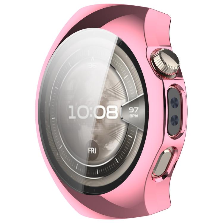 For Huawei Watch 5 46mm Electroplated TPU Full Coverage Watch Protective Case(Pink) - free shipping - PMC Jewellery - Order now!
