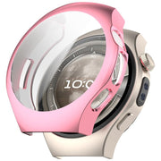 For Huawei Watch 5 46mm Electroplated TPU Full Coverage Watch Protective Case(Pink)