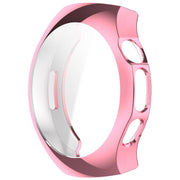 For Huawei Watch 5 46mm Electroplated TPU Full Coverage Watch Protective Case(Pink)
