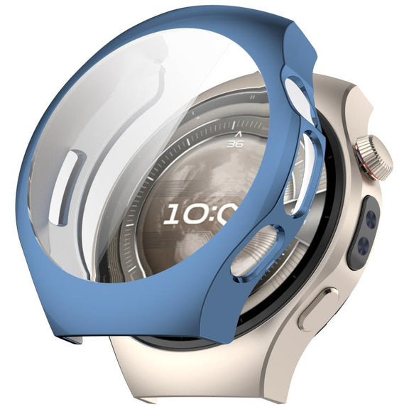 For Huawei Watch 5 46mm Electroplated TPU Full Coverage Watch Protective Case(Blue)