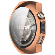 For Huawei Watch 5 46mm Electroplated TPU Full Coverage Watch Protective Case(Rose Gold)