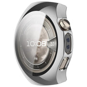 For Huawei Watch 5 46mm Electroplated TPU Full Coverage Watch Protective Case(Silver)