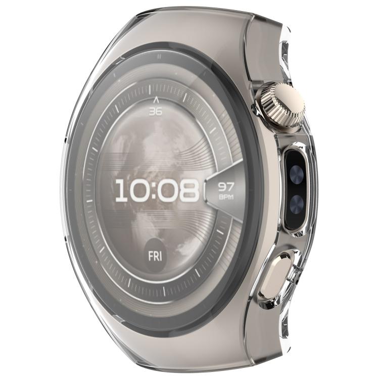 For Huawei Watch 5 46mm Electroplated TPU Full Coverage Watch Protective Case(Transparent) - free shipping - PMC Jewellery - Order now!