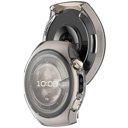 For Huawei Watch 5 46mm Electroplated TPU Full Coverage Watch Protective Case(Transparent) - free shipping - PMC Jewellery - Order now!