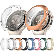 For Huawei Watch 5 46mm Electroplated TPU Full Coverage Watch Protective Case(Pink)