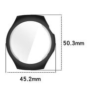 For Huawei Watch 5 46mm Electroplated TPU Full Coverage Watch Protective Case(Black)