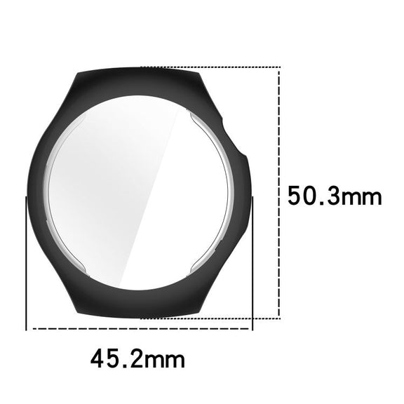 For Huawei Watch 5 46mm Electroplated TPU Full Coverage Watch Protective Case(Black)