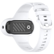 For Insta 360 Go 3 / Go 3S / Go 2 Solid Color Silicone Watch Band(White)