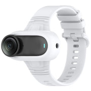 For Insta 360 Go 3 / Go 3S / Go 2 Solid Color Silicone Watch Band(White)