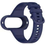 For Insta 360 Go 3 / Go 3S / Go 2 Solid Color Silicone Watch Band(Dark Blue)