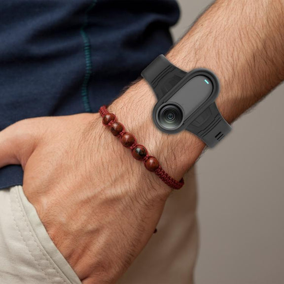 For Insta 360 Go 3 / Go 3S / Go 2 Solid Color Silicone Watch Band(Dark Blue)
