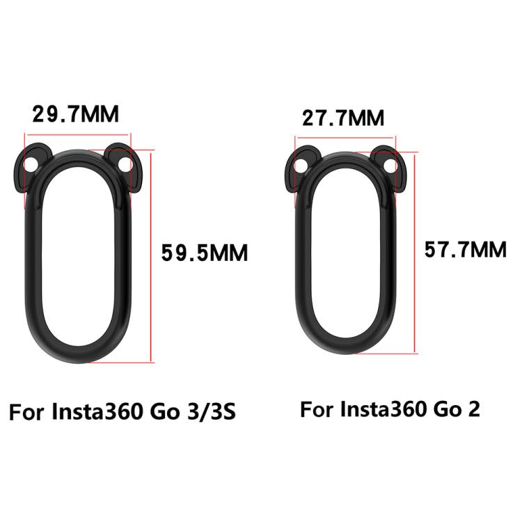 For Insta 360 Go 3S / Go 3  Solid Color Silicone Protective Case(Black) - free shipping - PMC TechLife - Order now!