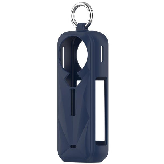 For Insta360 X5 Silicone Protective Case(Midnight Blue)