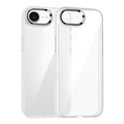 For iPhone 16e Kalebol Gold Shield PC Hybrid TPU Phone Case(Semitransparent)