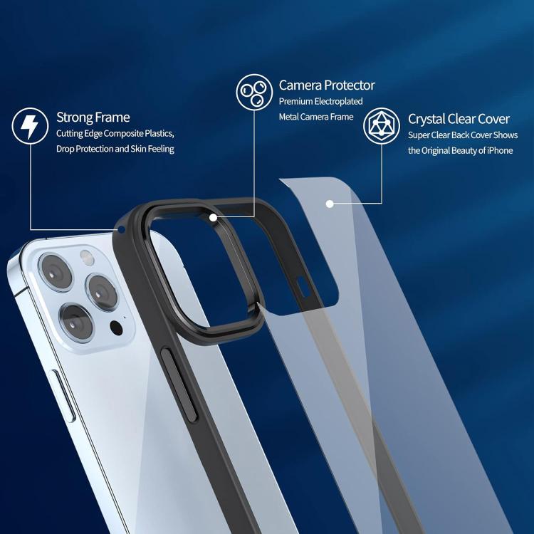 For iPhone 16e Kalebol Gold Shield PC Hybrid TPU Phone Case(Titanium Gray) - free shipping - PMc TechLife - Order now!