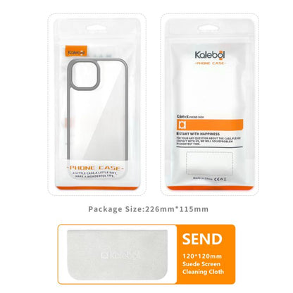 For iPhone 16e Kalebol Gold Shield PC Hybrid TPU Phone Case(Titanium Gray) - free shipping - PMC Jewellery - Order now!