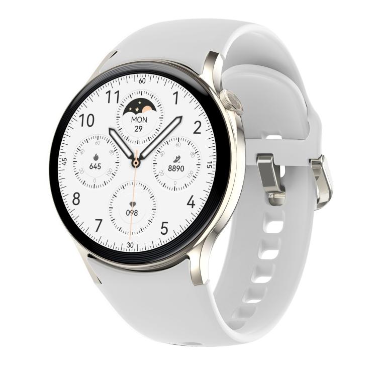 Sense 6 1.43 AMOLED Screen IP68 Waterproof Bluetooth Call Smartwatch Supports Health Monitoring(Starlight) - free shipping - PMC TechLife - Order now!