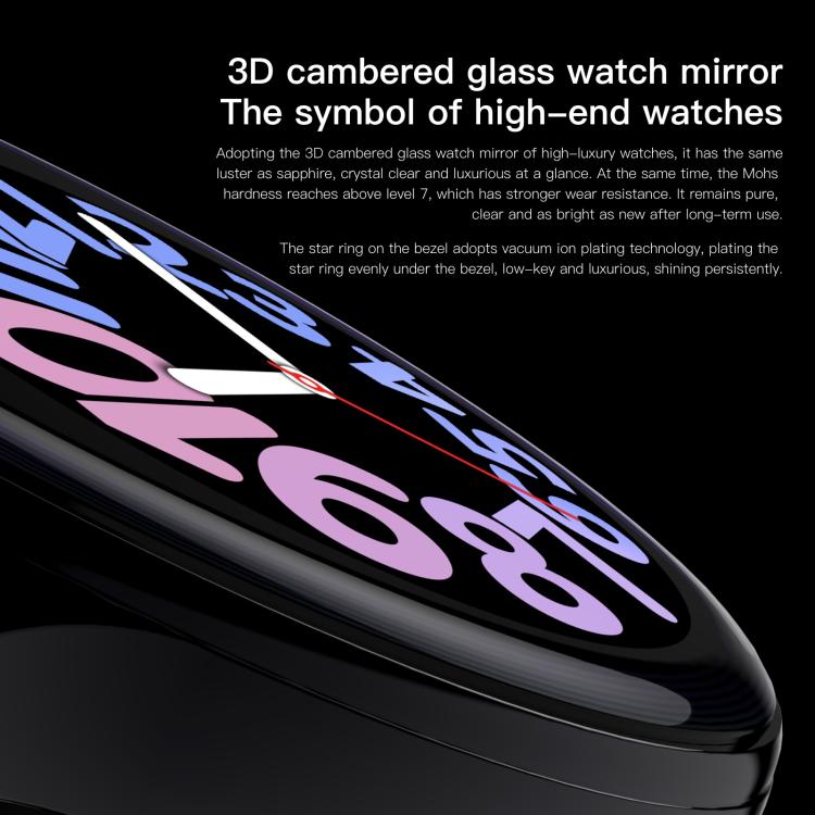 Sense 6 1.43 AMOLED Screen IP68 Waterproof Bluetooth Call Smartwatch Supports Health Monitoring(Starlight) - free shipping - PMC TechLife - Order now!