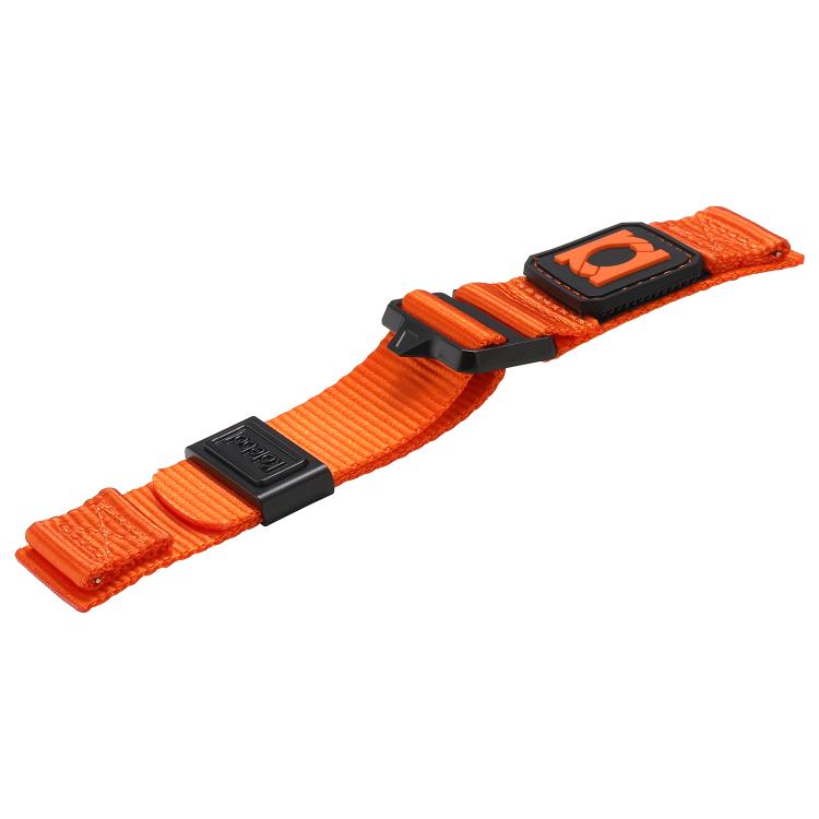 For Apple Watch 46mm / 49mm / 45mm / 44mm Kalebol Braided Nylon Sport Watch Band(Orange) - free shipping - PMC TechLife - Order now!