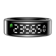 SY01 SIZE 8 Smart Ring, Support Heart Rate / Blood Oxygen / Sleep Monitoring / Multiple Sport Modes(Black)