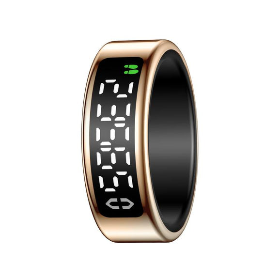 SY01 SIZE 8 Smart Ring, Support Heart Rate / Blood Oxygen / Sleep Monitoring / Multiple Sport Modes(Rose Gold)