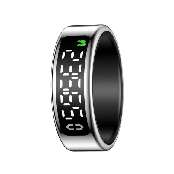 SY01 SIZE 9 Smart Ring, Support Heart Rate / Blood Oxygen / Sleep Monitoring / Multiple Sport Modes(Silver)